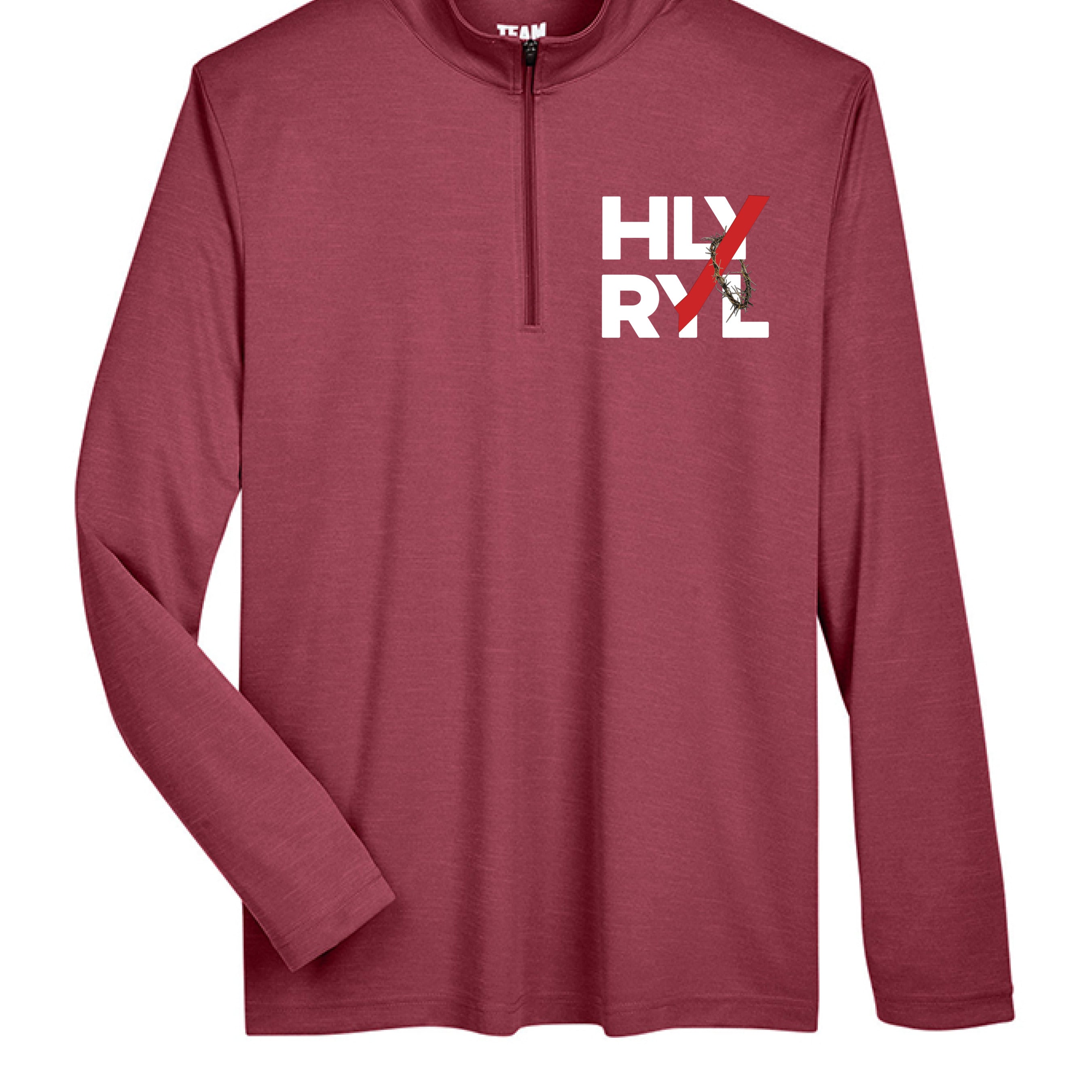 SP MAROON HTHR - FRONT